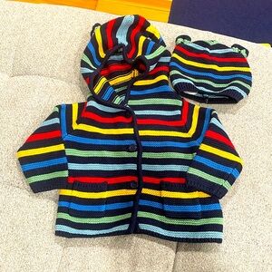 Baby Gap Sweater and Hat Set